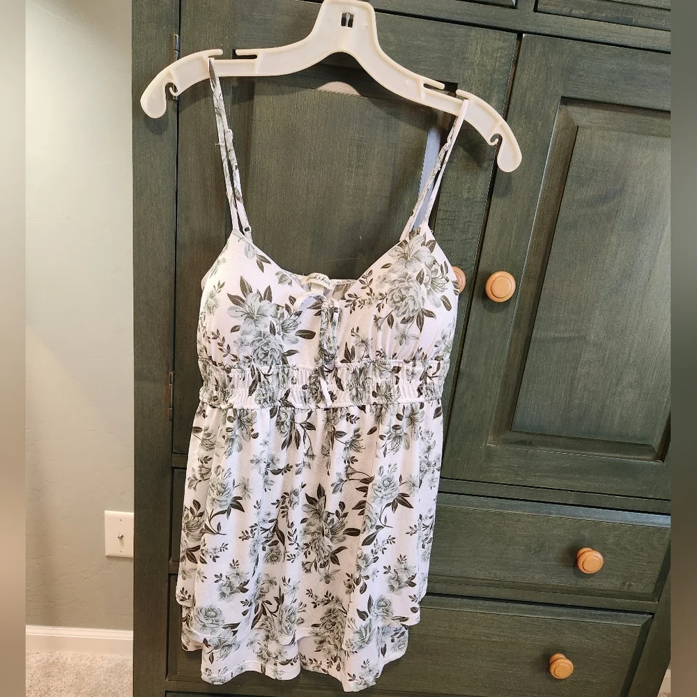 😀 Floral Print Women's Romper - Picture 1 of 10